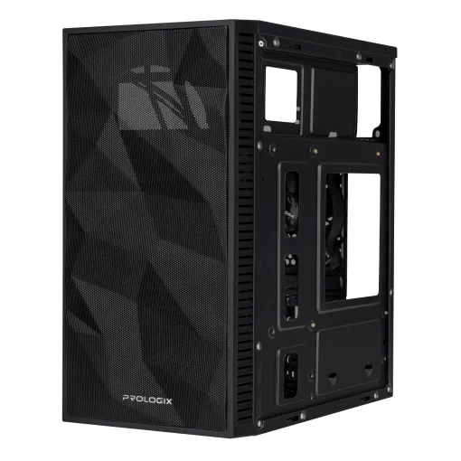 Корпус Prologix E104 Mesh 1xUSB1.0, 2xUSB3.0, Black
