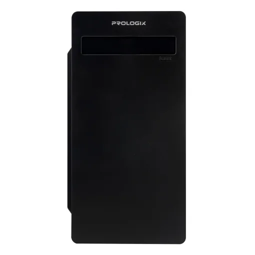 Корпус Prologix E101 500W 12см, 2xUSB3.0, Black