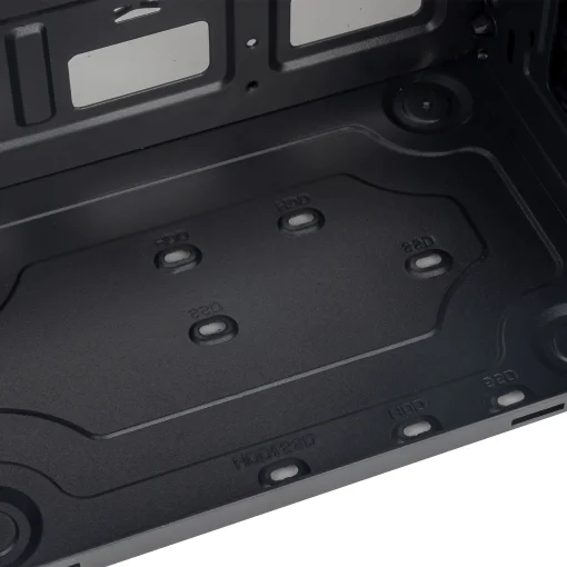 Корпус Prologix E101 500W 12см, 2xUSB3.0, Black