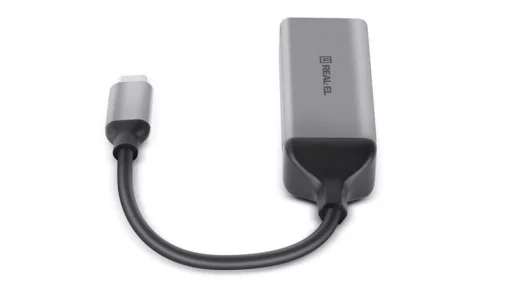 Адаптер REAL-EL CE-150 USB Type-C-RJ45 Black