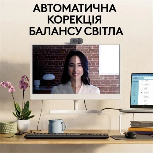 Веб-камера Logitech Brio 100 Graphite (960-001585)