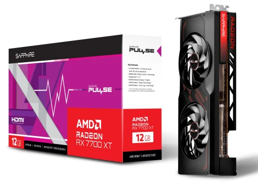 Відеокарта AMD Radeon RX 7700 XT 12GB GDDR6 Pulse Gaming Sapphire (11335-04-20G)