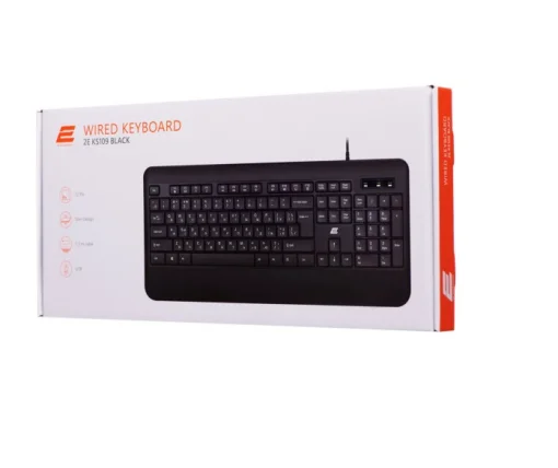 Клавиатура 2E KS109 USB Black (2E-KS109UB)