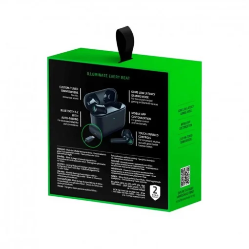 Bluetooth-гарнитура Razer Hammerhead True Wireless X Black (RZ12-03830100-R3G1)