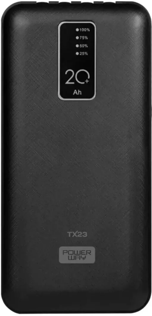 Повербанк POWERWAY TX-23 20000mAh Black