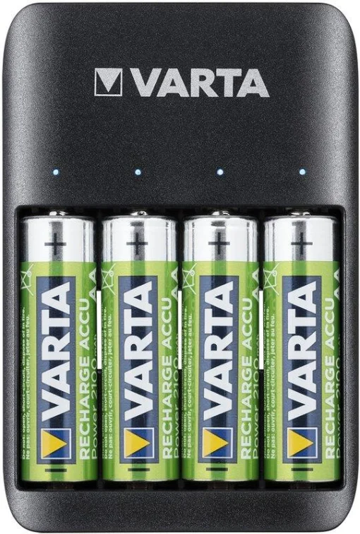 Зарядное устройство Varta Value USB Quattro Charger+4xAA 2100mAh (57652)