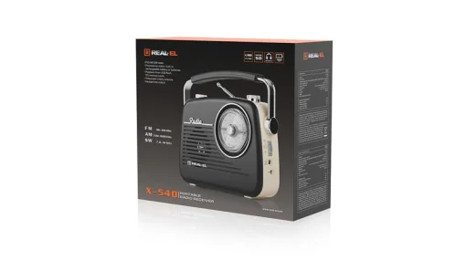 Радиоприемник REAL-EL X-540 Black-Yellow