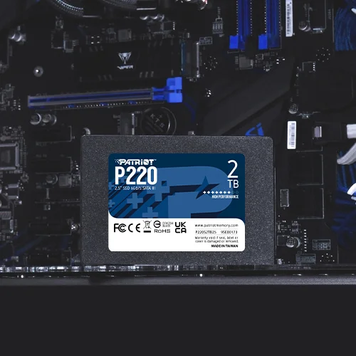 Накопитель SSD 2TB Patriot P220 2.5" SATAIII TLC (P220S2TB25)