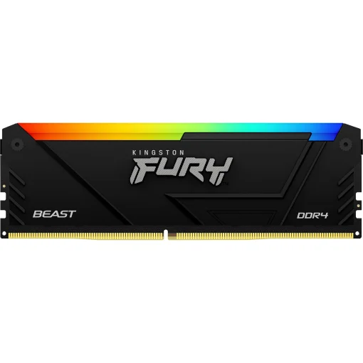 Модуль пам`яті DDR4 8GB/3200 Kingston Fury Beast RGB (KF432C16BB12A/16)