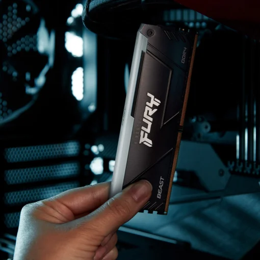 Модуль пам`яті DDR4 8GB/3200 Kingston Fury Beast RGB (KF432C16BB12A/16)