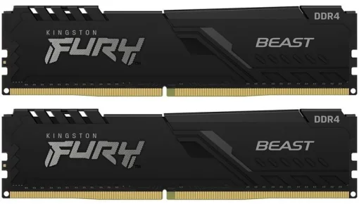 Модуль памяти DDR4 2x8GB/2666 Kingston Fury Beast Black (KF426C16BBK2/16)