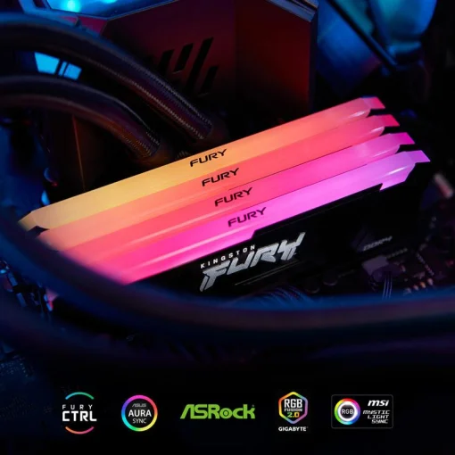 Модуль пам`яті DDR4 2x8GB/3600 Kingston Fury Beast RGB (KF436C17BB2AK2/16)
