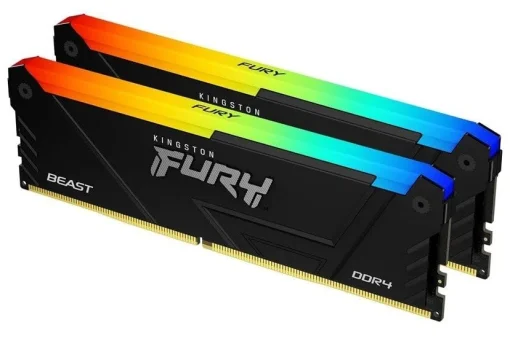 Модуль памяти DDR4 2x32GB/3200 Kingston Fury Beast RGB (KF432C16BB2AK2/64)