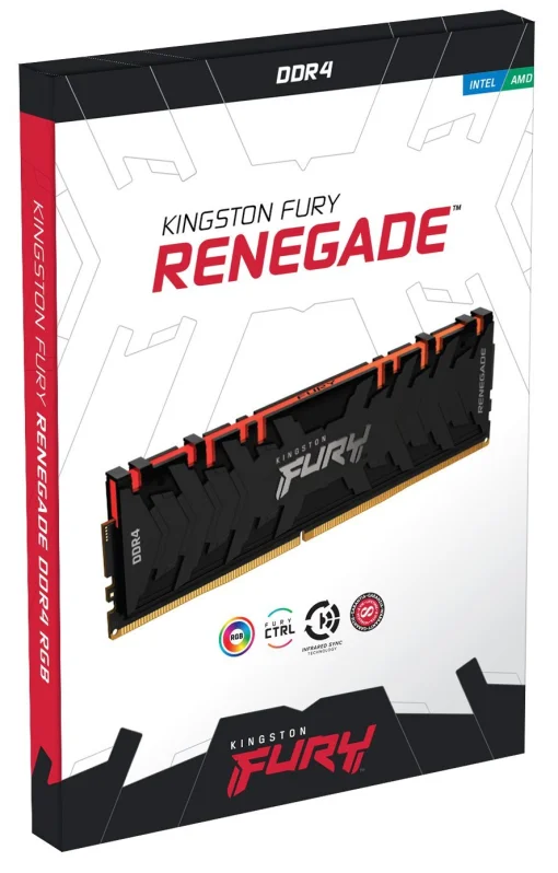 Модуль памяти DDR4 2x8GB/3200 Kingston Fury Renegade RGB (KF432C16RBAK2/16)
