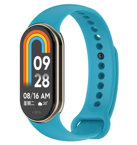 Силиконовый ремешок BeCover для Xiaomi Mi Smart Band 8 Blue (709379)
