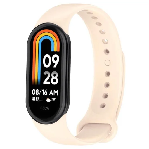 Силиконовый ремешок BeCover для Xiaomi Mi Smart Band 8 Rose Gold (709409)