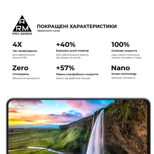 Захисне скло Armorstandart Pro для ZTE Blade V40s Black (ARM68741)