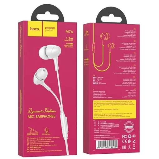 Гарнитура Hoco M76 Maya White (M76W)
