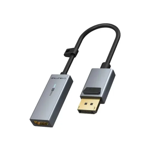 Адаптер Сabletime DisplayPort – HDMI (M/F), 0.2 м, Gray (CP20A)