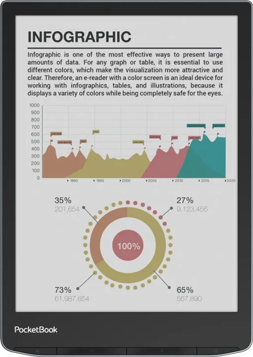 Электронная книга PocketBook 743C InkPad Color 3 Stormy Sea (PB743K3-1-CIS)