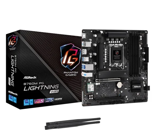 Материнская плата ASRock B760M PG Lightning WiFi Socket 1700