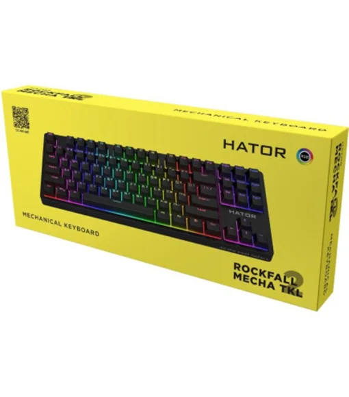 Клавиатура Hator Rockfall 2 Mecha TKL Orange Black (HTK-520)