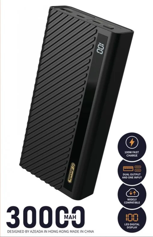 Повербанк PRODA Azeada Almighty PD-P106 100W PD+QC 30000mAh Black