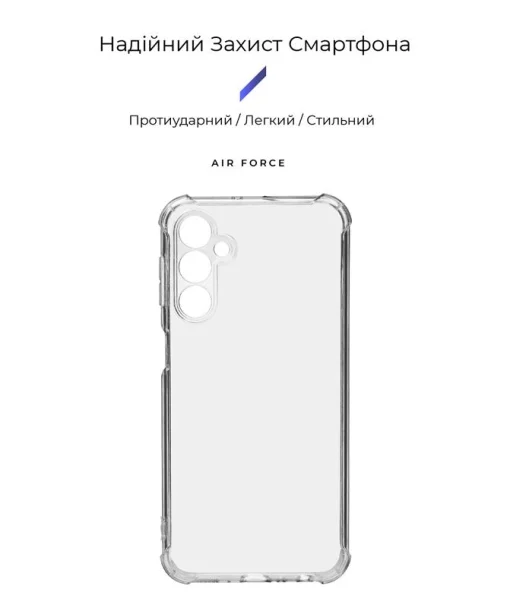 Чехол-накладка Armorstandart Air Force для Samsung Galaxy M34 5G SM-M346 Camera cover Transparent (ARM69663)