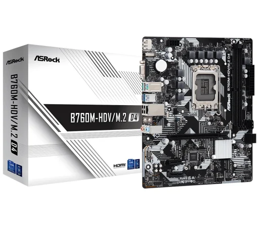 Материнская плата ASRock B760M-HDV/M.2 D4 Socket 1700