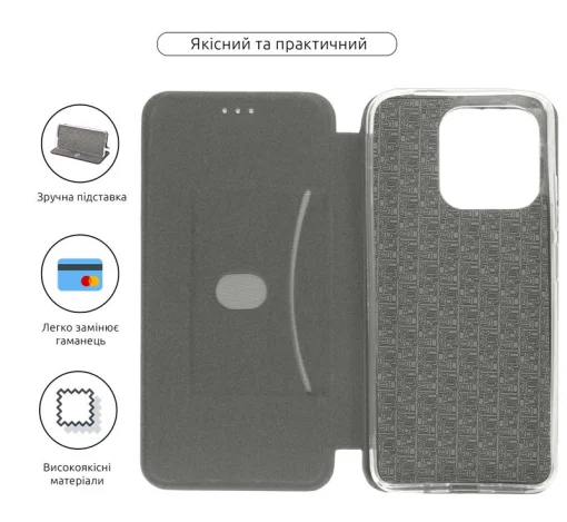 Чохол-книжка Armorstandart G-Case для Xiaomi Redmi 12С/11A Black (ARM65969)