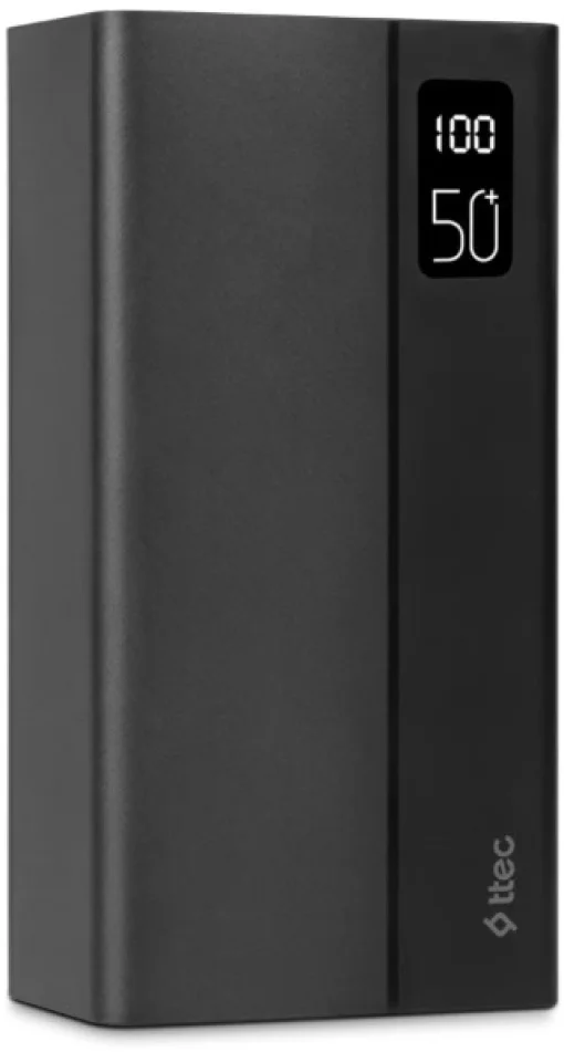 Універсальна мобільна батарея Ttec 50000mAh ReCharger Mega LCD Black (2BB197S)