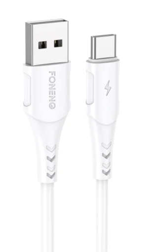Кабель Foneng X81 1M Cable USB - USB-C 2.1A 1м White (X81-CA-TC)