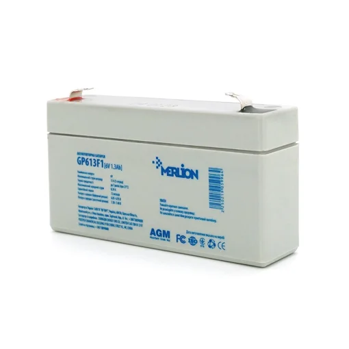Аккумуляторная батарея Merlion 6V 1.3AH (GP613F1/05996) AGM