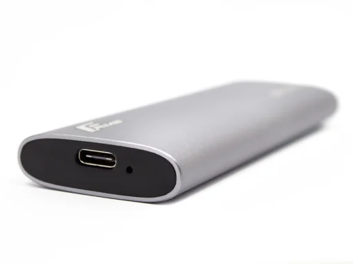 Внешний карман Frime M.2 NVMe PCIe, USB 3.2 Type-C, Metal, Silver (FHE401.M2UC)