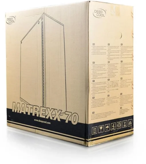 Корпус DeepCool Matrexx 70 ADD-RGB 3F Black (DP-ATX-MATREXX70-BKG0P-3F) без БП