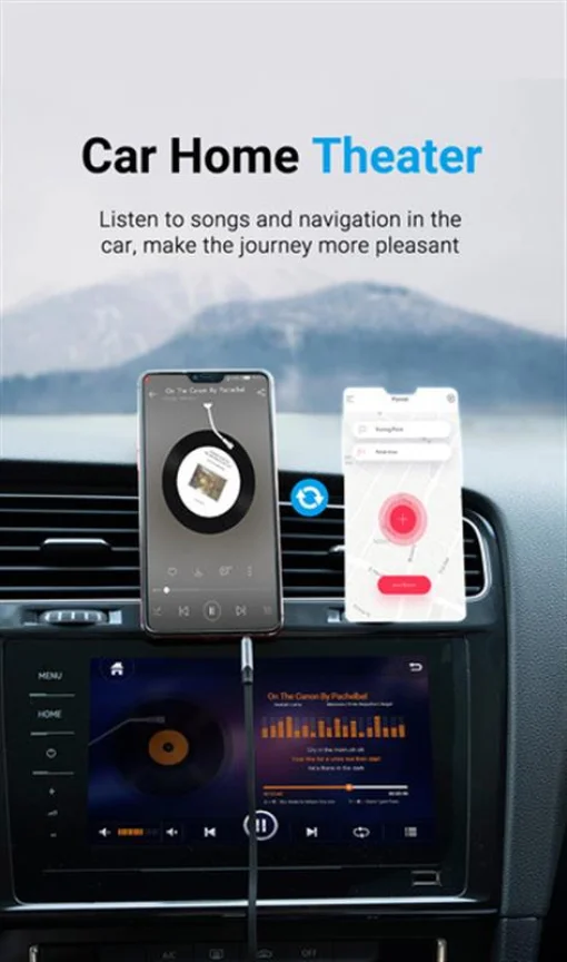 Кабель Vention Audio 3.5 mm - 3.5 mm, 1 m, Metal Type, Silver/Black(BAPHF)