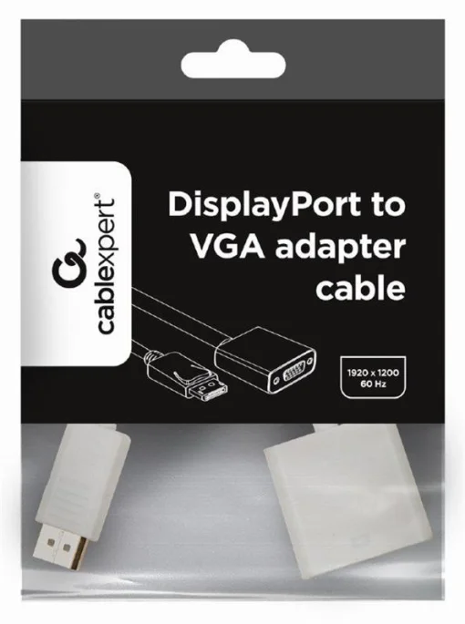 Адаптер Cablexpert (A-DPM-VGAF-02-W) DisplayPort - VGA 0.15м