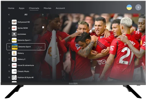 Телевизор Gazer TV50-US3BLEUA