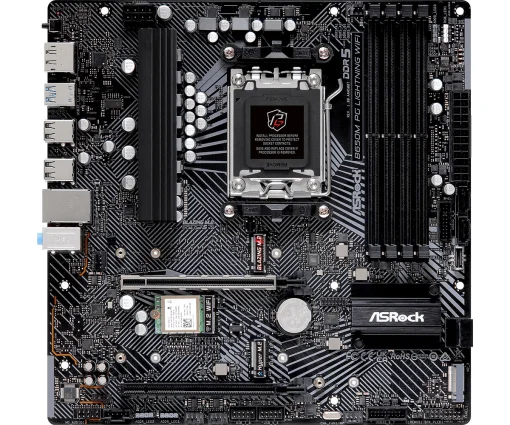 Материнська плата ASRock B650M PG Lightning WiFi Socket AM5