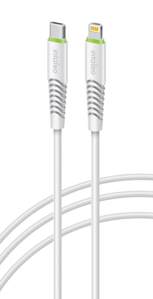 Кабель Intaleo CBFLEXTL1 USB-C-Lightning 1.2м White (1283126504099)