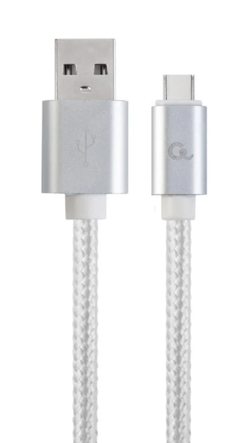 Кабель Cablexpert (CCB-mUSB2B-AMCM-6-S) USB 2.0 - USB Type-C, 1.8м, серебристий