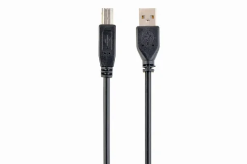 Кабель Cablexpert USB - USB Type-B V 2.0 (M/M), 1.8 м, черный (CCP-USB2-AMBM-6)