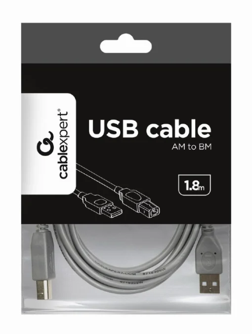 Кабель CABLEXPERT USB2.0 AM/BM 1.8м (CCP-USB2-AMBM-6G)