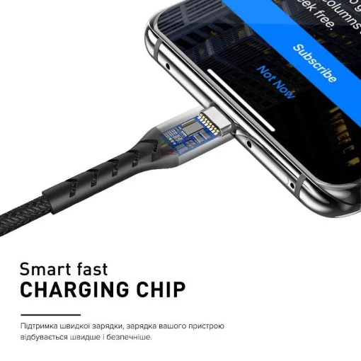 Кабель Luxe Cube Kevlar USB-microUSB, 1.2м, радуга (8886668686259)