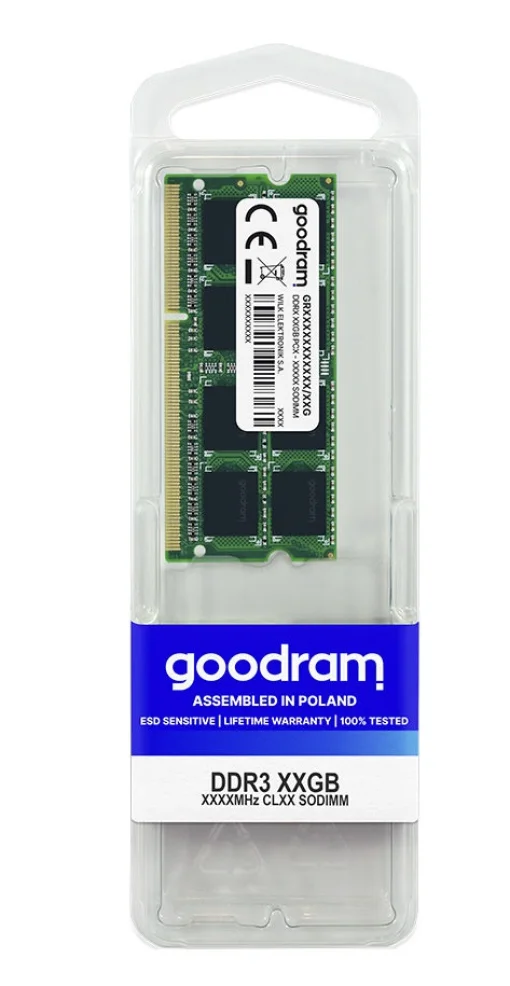 Модуль памяти SO-DIMM 8GB/1600 DDR3 1,35V GOODRAM (GR1600S3V64L11/8G)