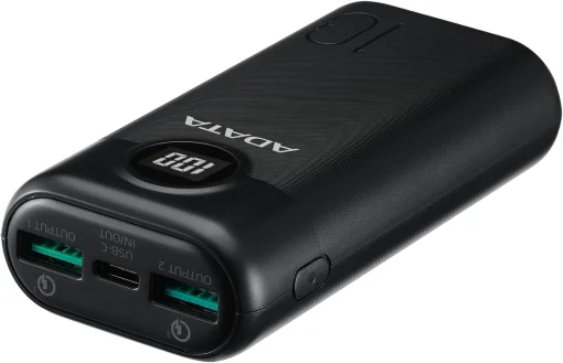 Универсальная мобильная батарея A-DATA P10000QCD 10000mAh Black (AP10000QCD-DGT-CBK)