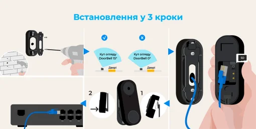 Видеозвонок Reolink Video Doorbell WiFi