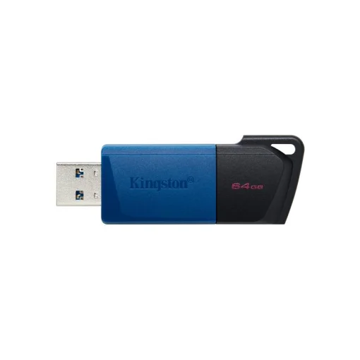 Флэш-накопитель USB3.2 64GB Kingston DataTraveler Exodia M Black/Blue (DTXM/64GB-2P)