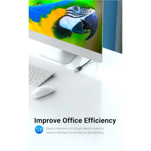 Кабель удлинитель Vention USB3.0 AF - USB3.0 AM, 3 m, Black (CBHBI)