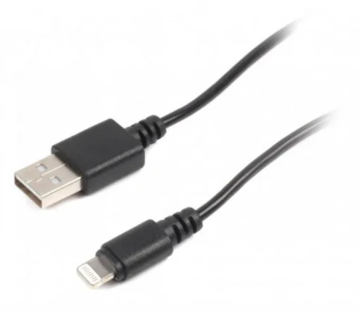 Кабель Cablexpert (CC-USB2-AMLM-0.1M), USB2.0 BM - Lightning, 0.1м, черный